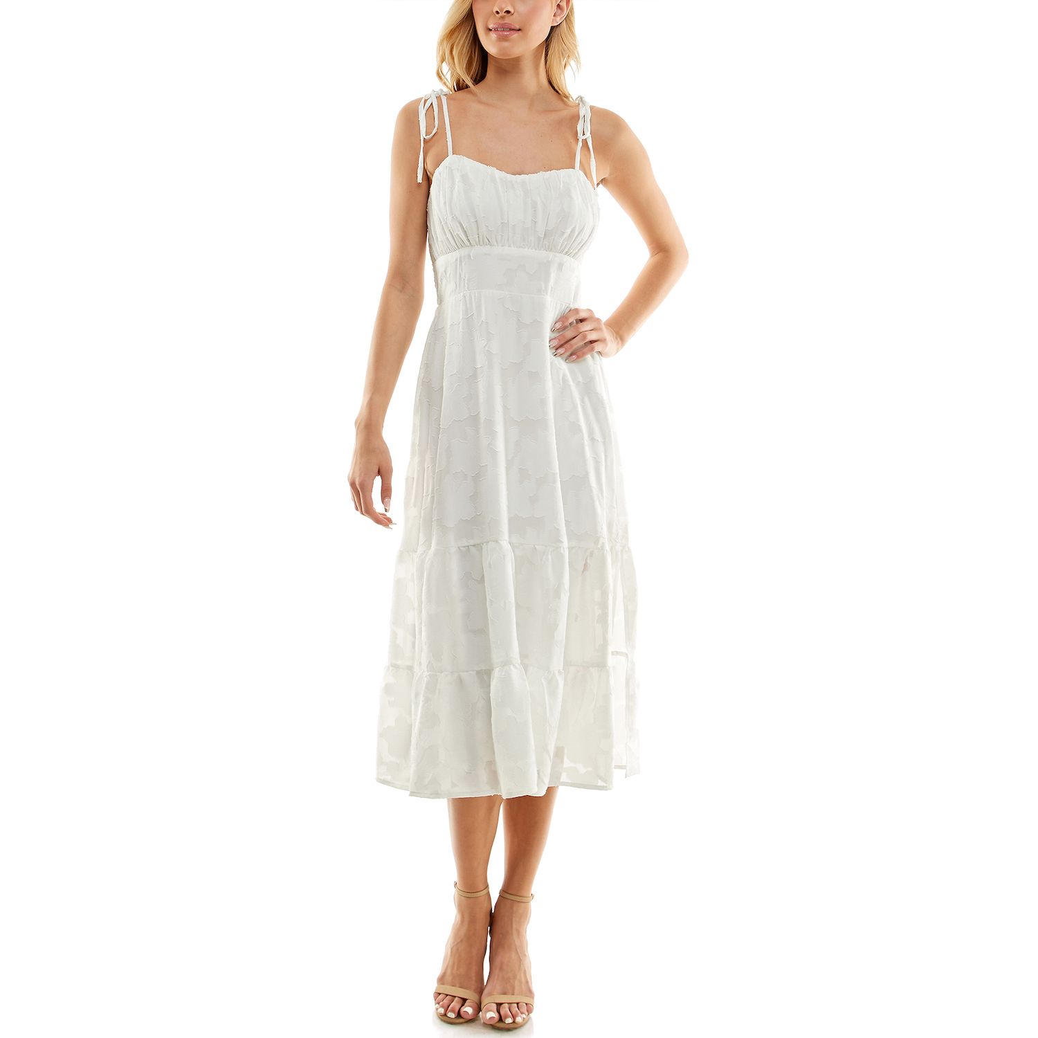 Juniors White Party Dresses, Clothing ...
